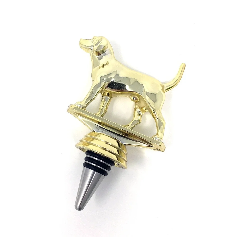 Handmade Bottle Stopper made from Repurposed Beagle Trophy